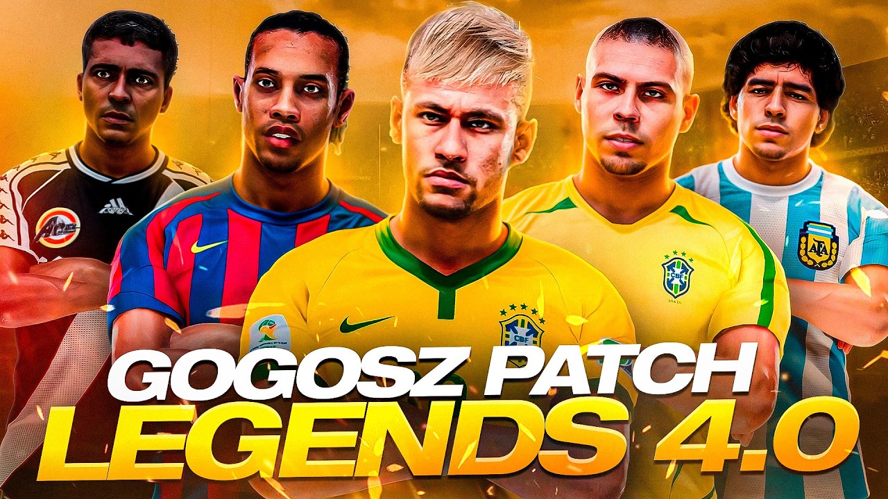 GOGOSZ PATCH LEGENDS V4.0 PARA PES 2021 &ndash; COM KITS, EST&Aacute;DIOS, FACES, TIMES E SELE&Ccedil;&Otilde;ES LEND&Aacute;RIAS!