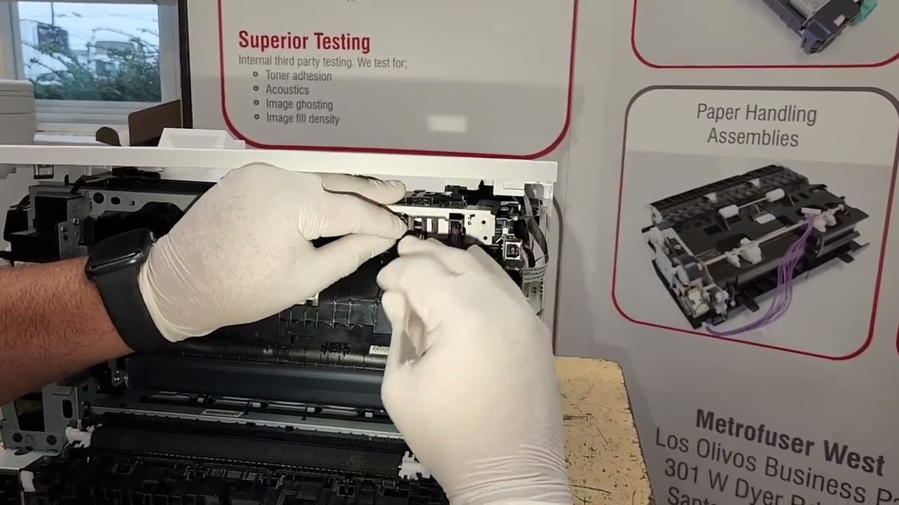HP 4201 4301 Printer Fuser Replacement Removal and Installation Instructions RM2-2731