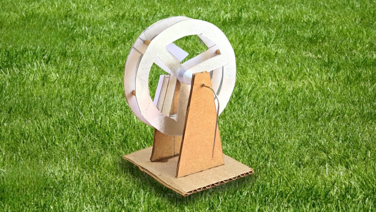 How to make a Wind-Powered Ferris Wheel