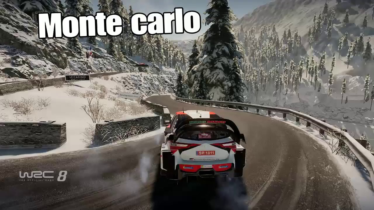 WRC 8 (PS4) -Gameplay Monte Carlo -Toyota Yaris WRC