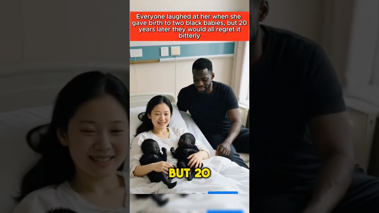 Everyone laughed at her when she gave birth to two black babies, 20 years later they would regret it