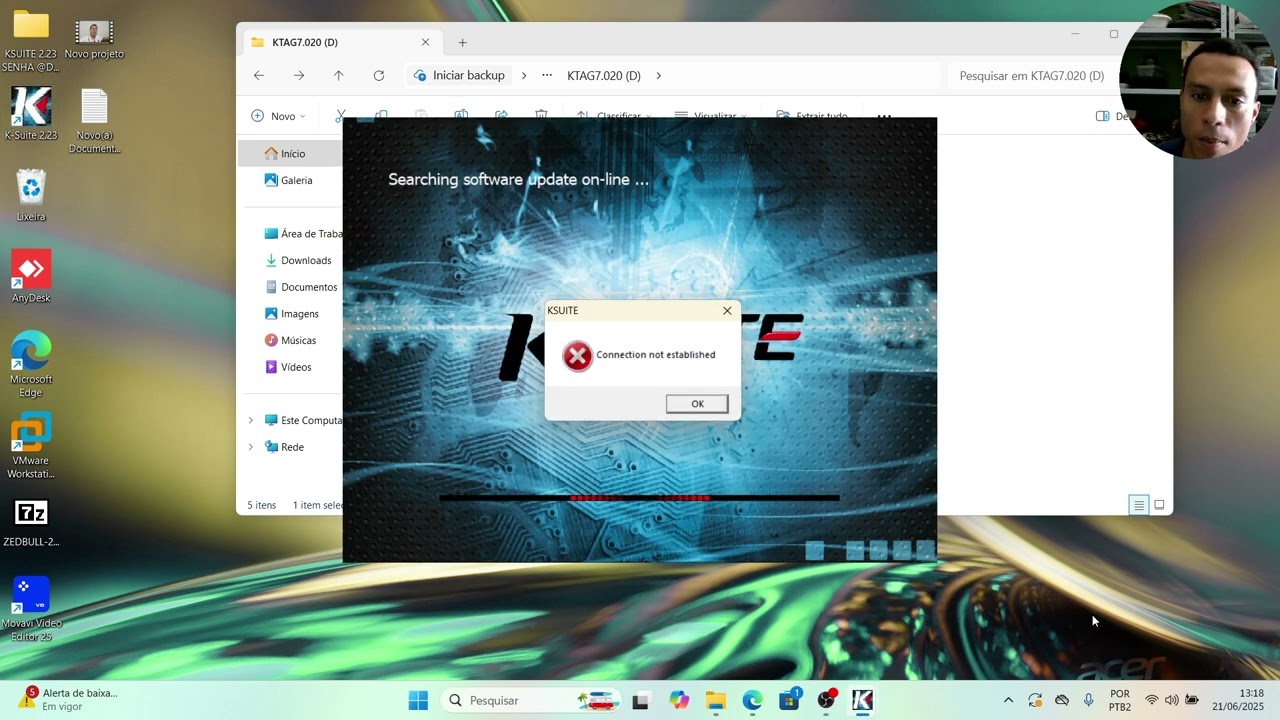 RESOLVIDO:  ERRO ao reconhecer inteface kess ktag  no WINDOWS   COMO INSTALAR KSUITE no WINDOWS 11