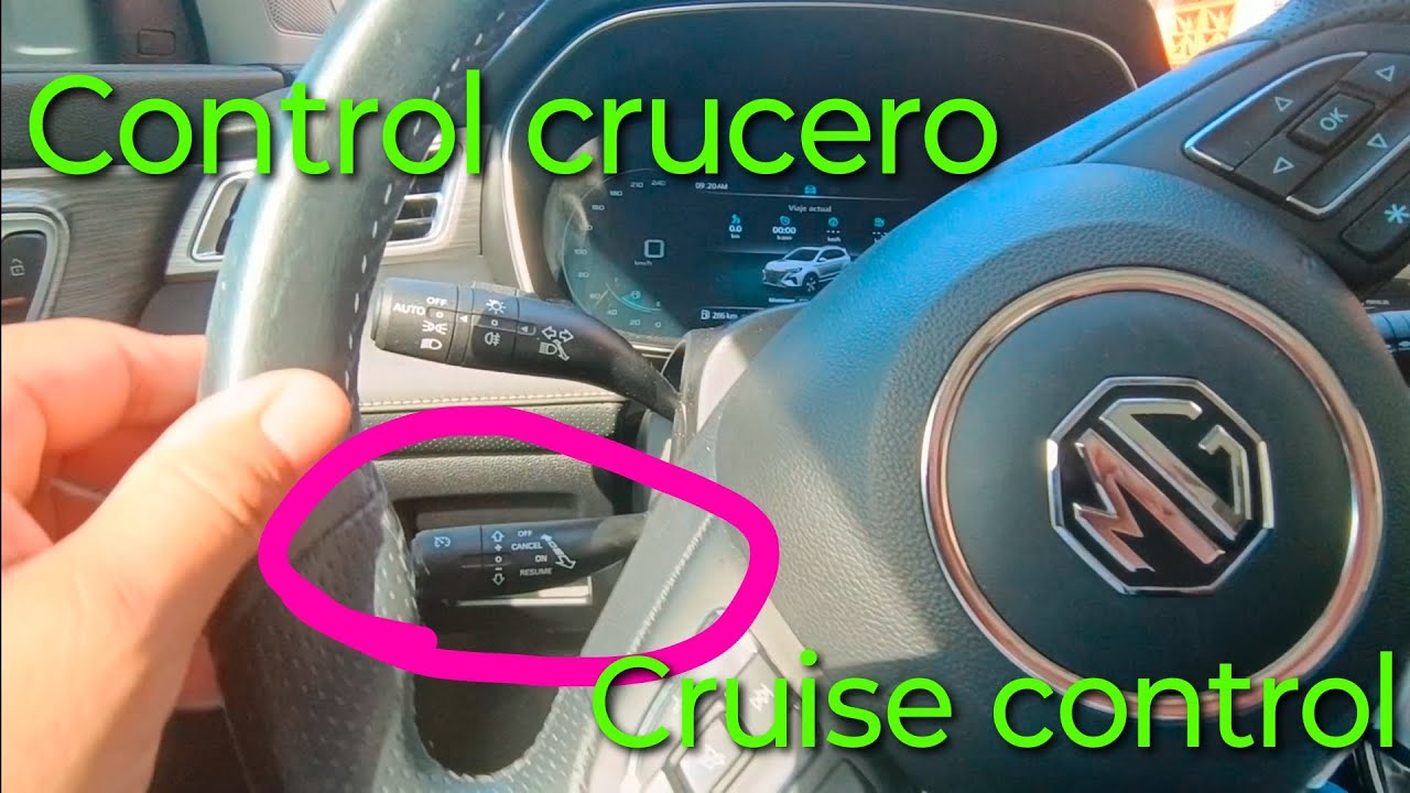MG RX5 roewe control crucero, Cruise control