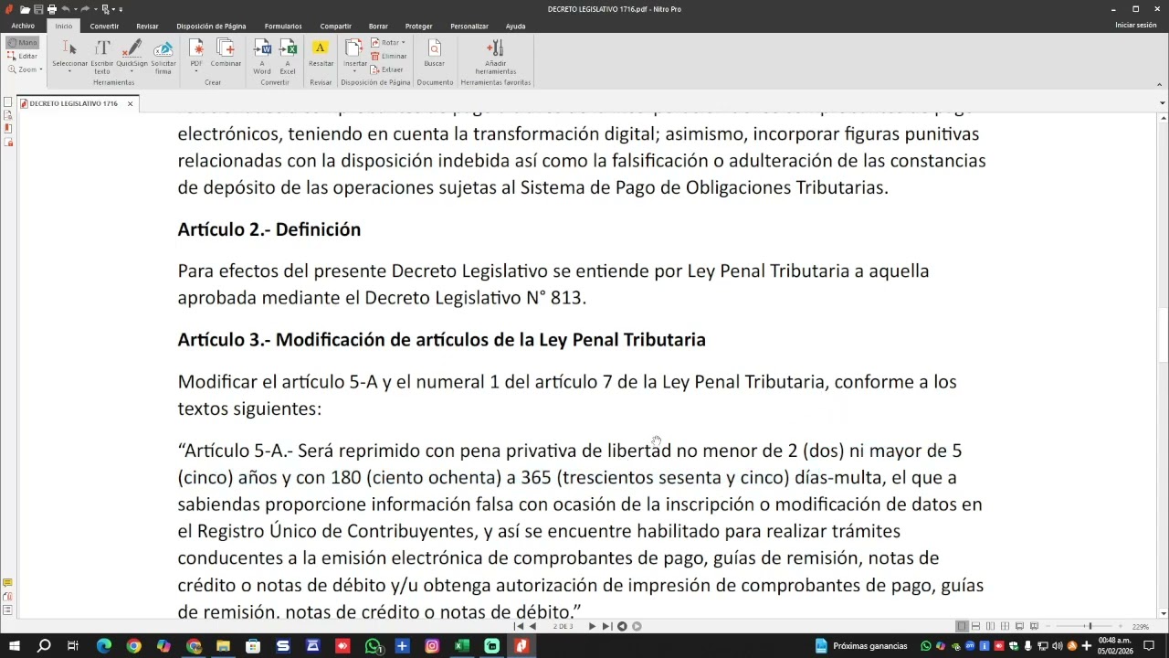 DECRETO LEGISLATIVO 1716