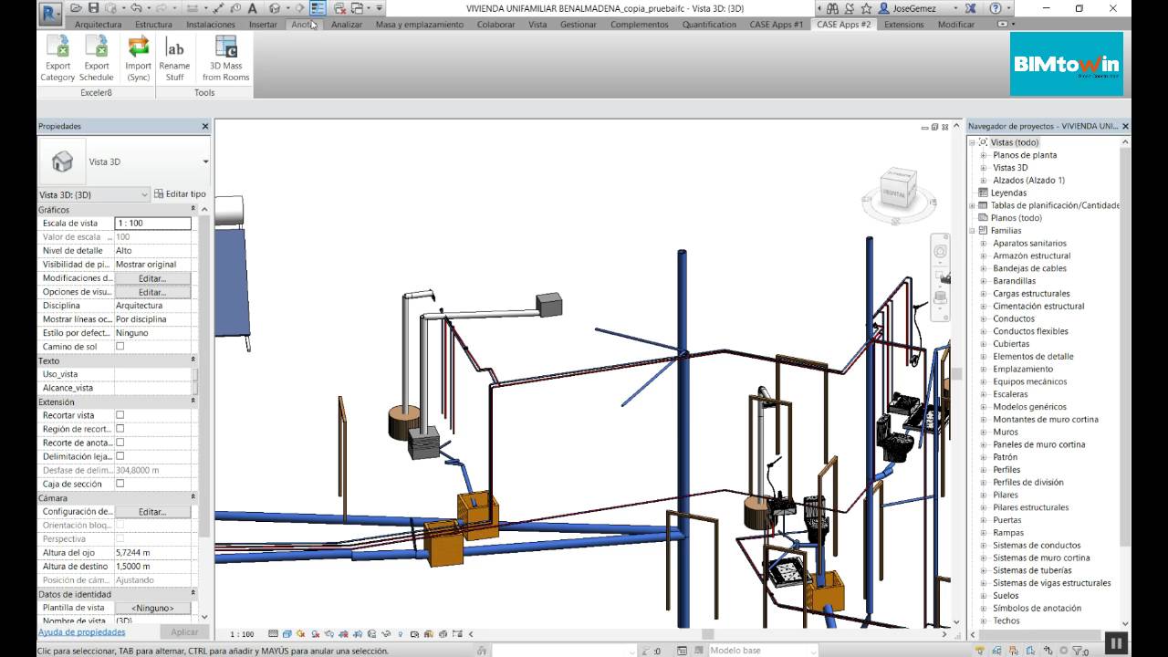 3 de 3 - Flujo Cype a Revit - Exportar Cype a IFC