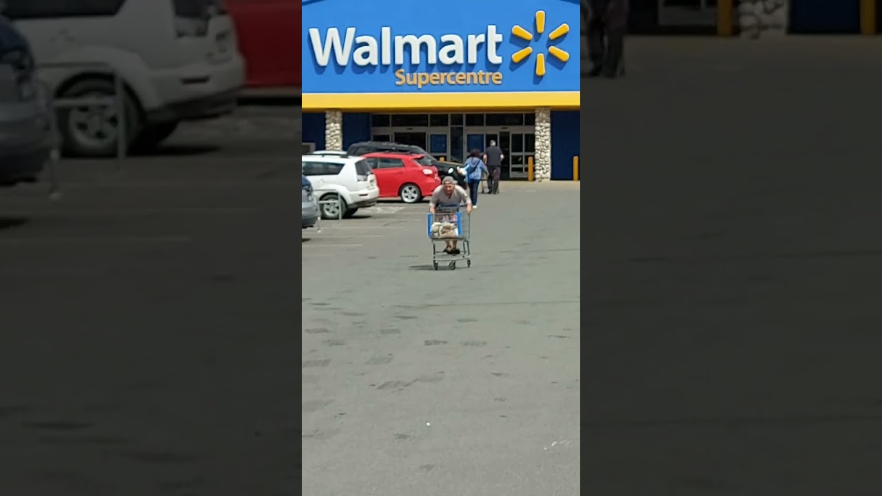 Walmart shopping carts got the best wheels and bearings smooth ride .
