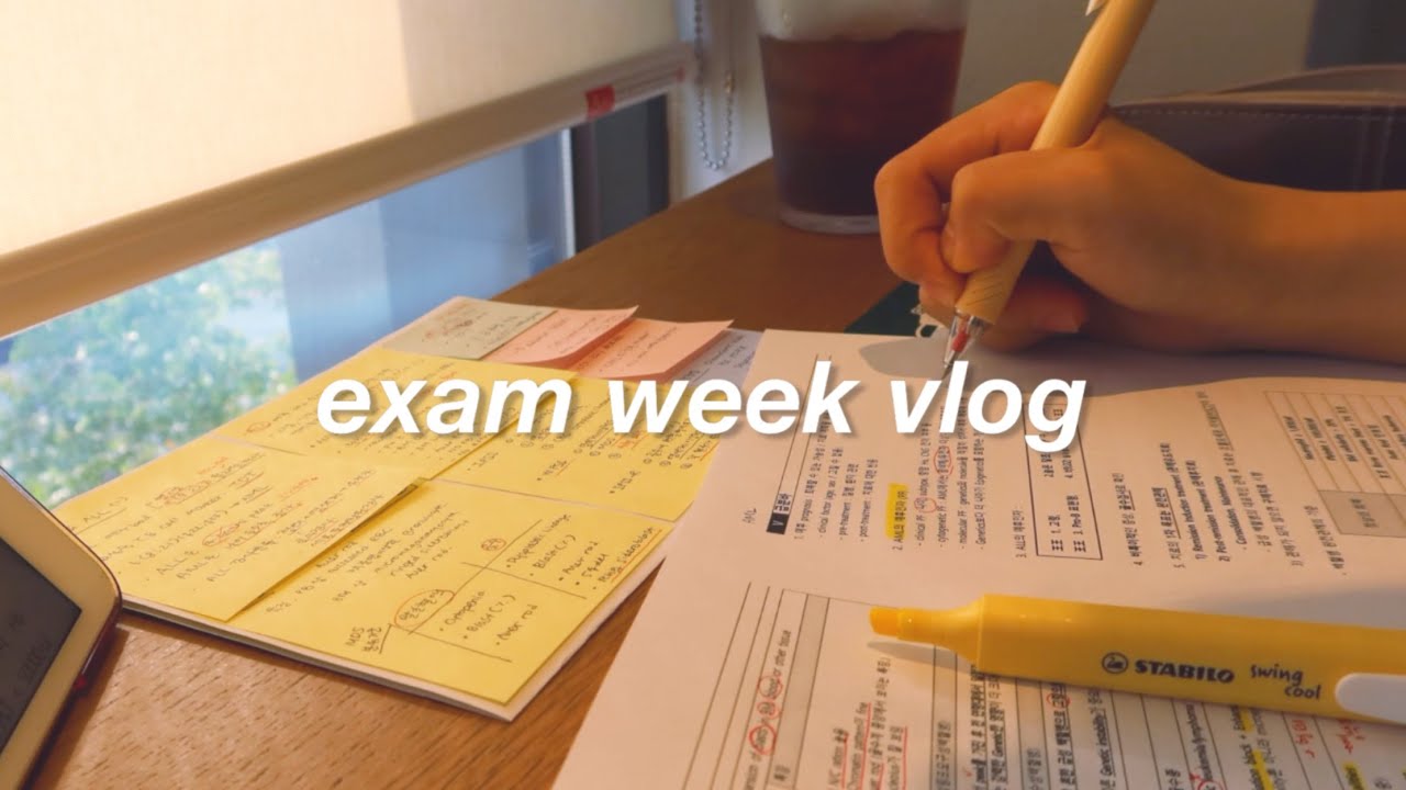 의대생 VLOG | 본과 2학년의 시험기간📚 | 밤샘 | 96시간의 기록 | 공부 브이로그