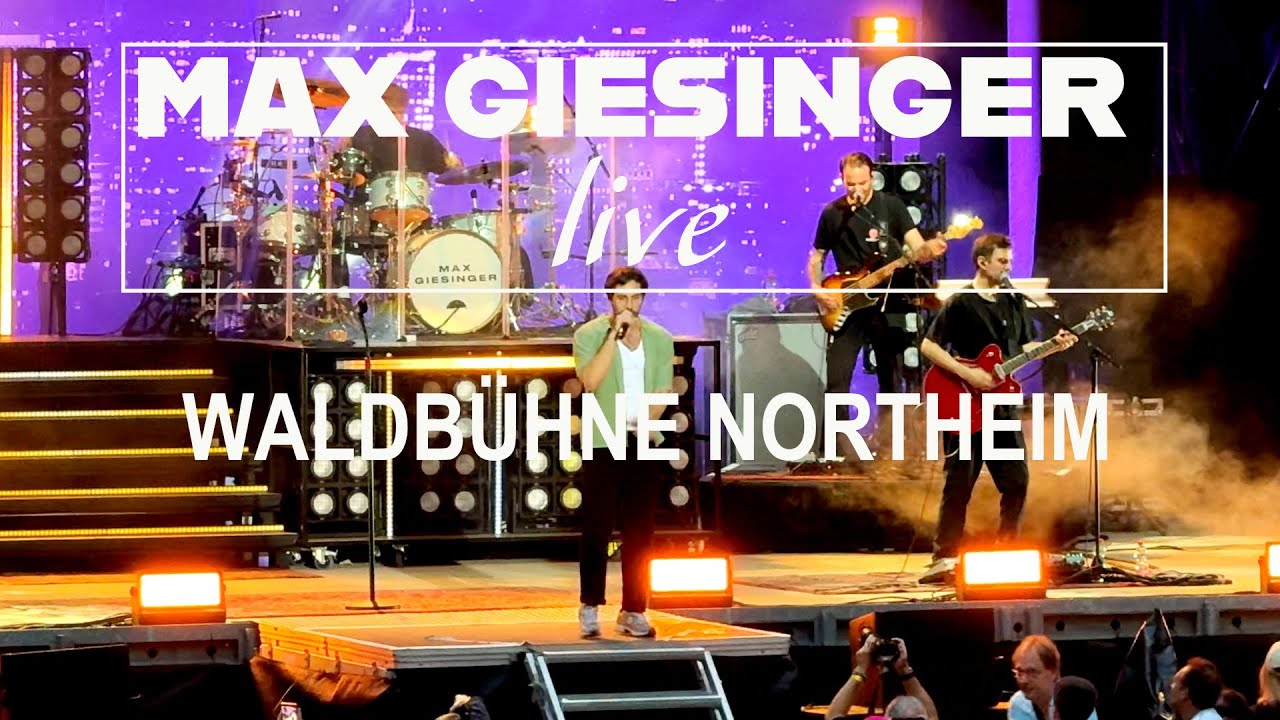 Max Giesinger live auf der  Waldbühne Northeim 2024