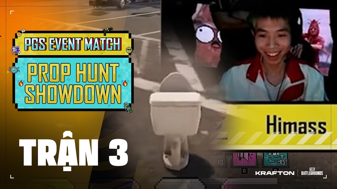 🏆 [PGS] Prop Hunt Showdown Trận 3