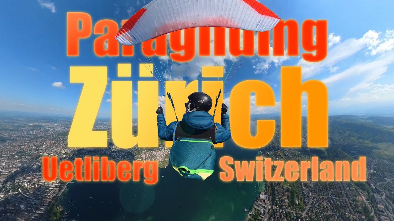 Paragliding Z&uuml;rich (Uetliberg), Switzerland - 2h Flight - with Advance Epsilon DLS - in real time