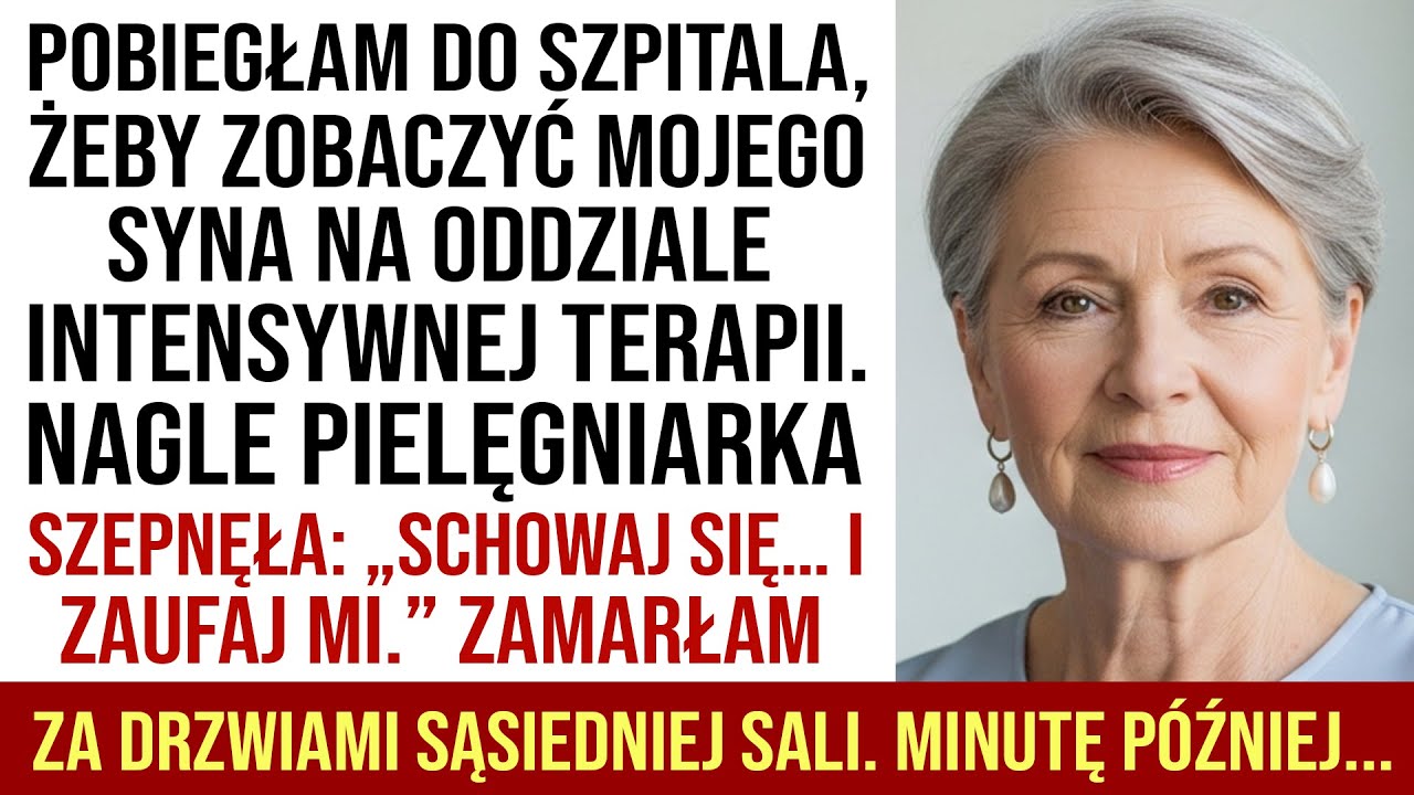 Pobiegłam Do Szpitala Do Syna. Pielęgniarka Szepnęła: „Ukryj Się I Czekaj”... Zamarłam