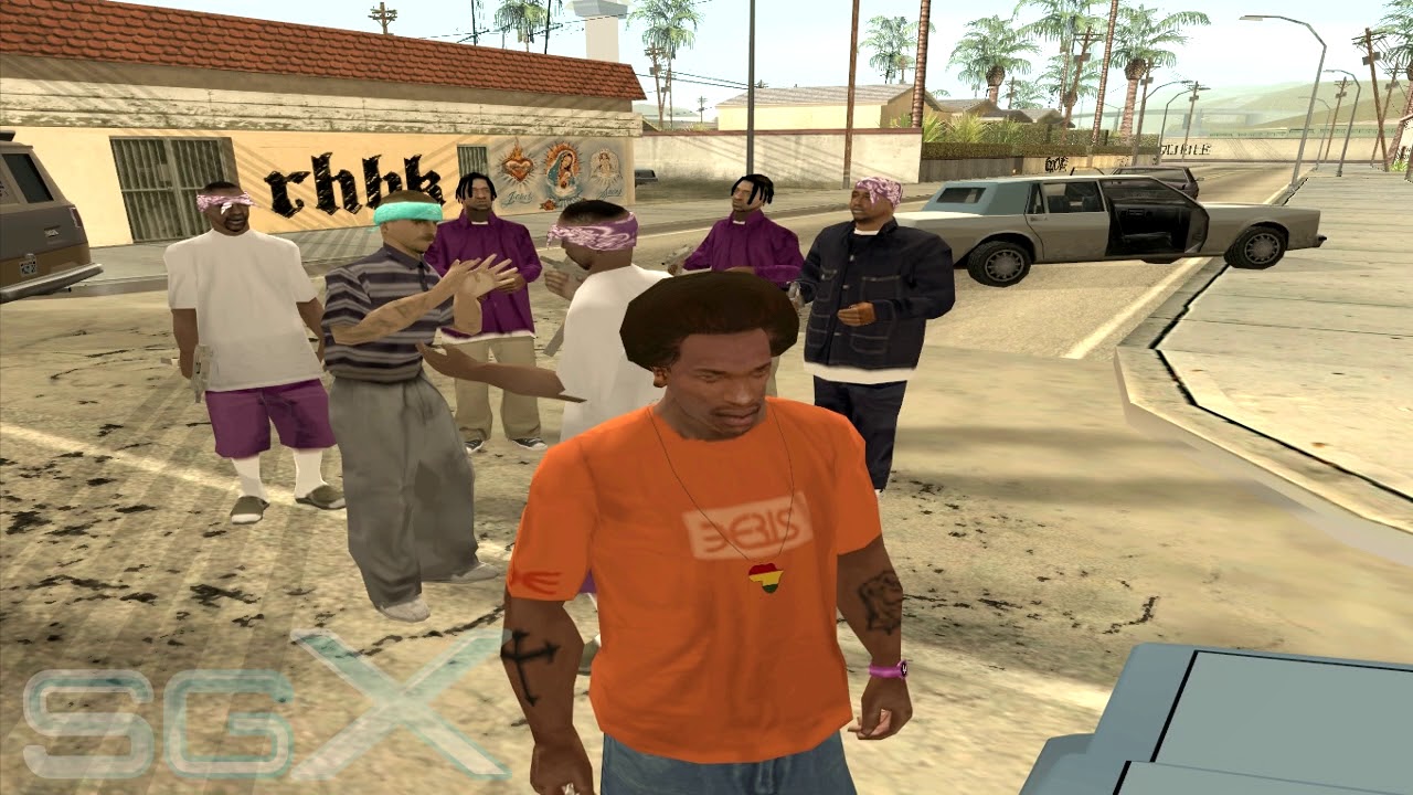 GTA San Andreas: Ballas и Aztecas провоцируют друг друга