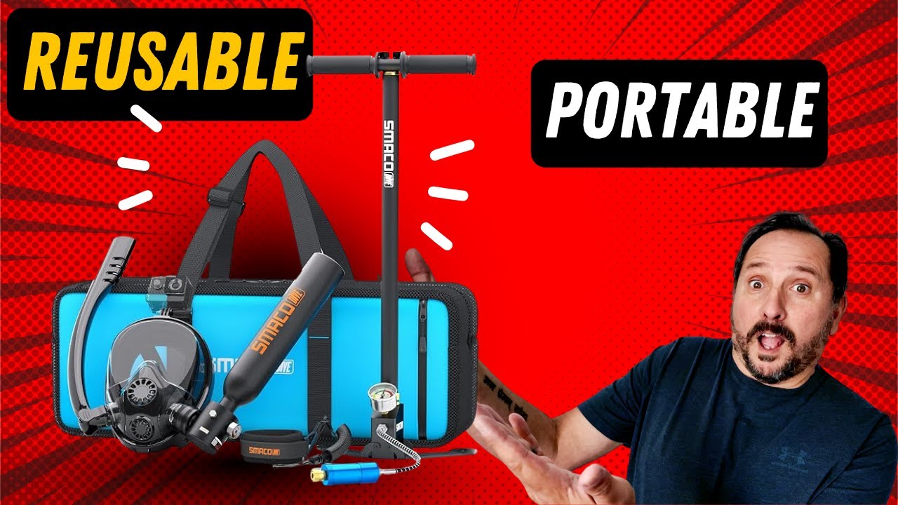 SMACO MINI SCUBA TANK Review | Portable Diving | Reviews Unscripted