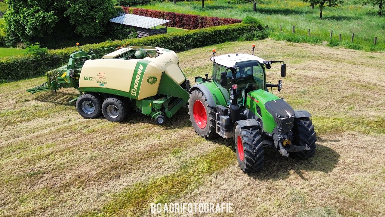 Persen & wikkelen | Fendt 724 gen 7 & 516 Vario | loonbedrijf Stassen