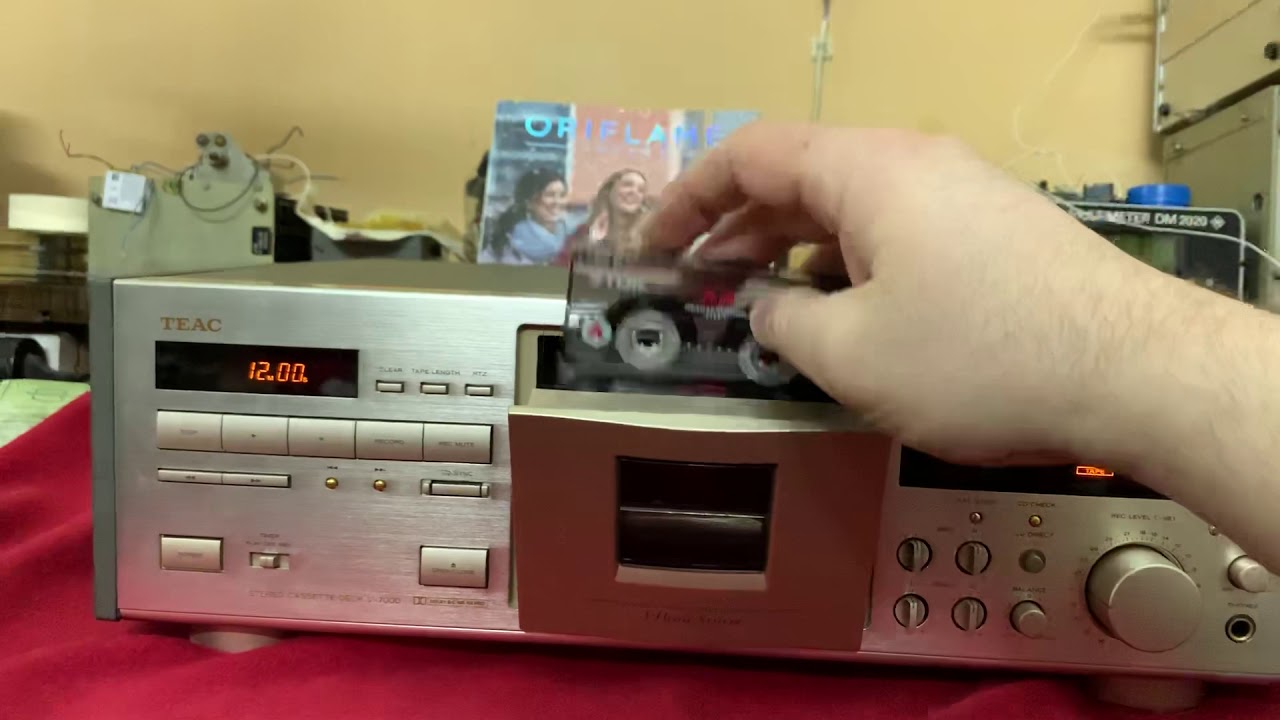 Teac V7000, запись на металле