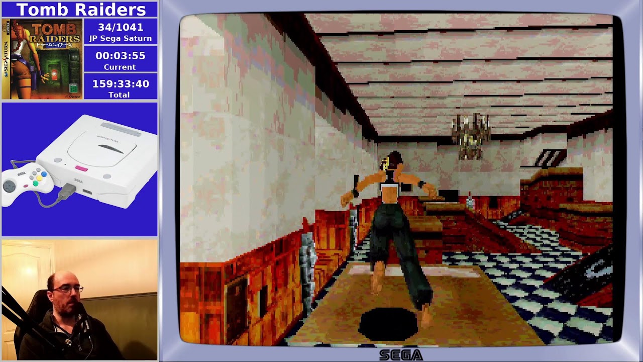 Japanese Sega Saturn challenge ~ 34/1041 Tomb Raiders 1