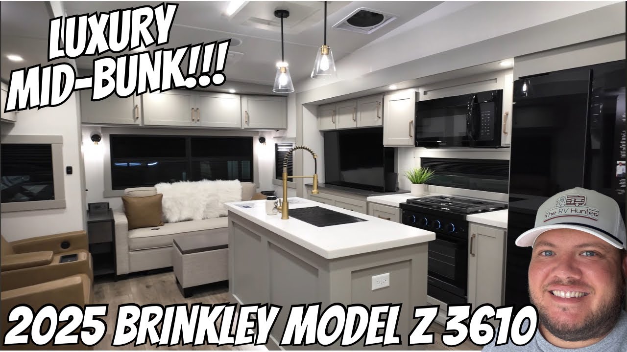 2025 Brinkley Model Z 3610 | Роскошный автодом со средней двухъярусной кроватью или офис!?