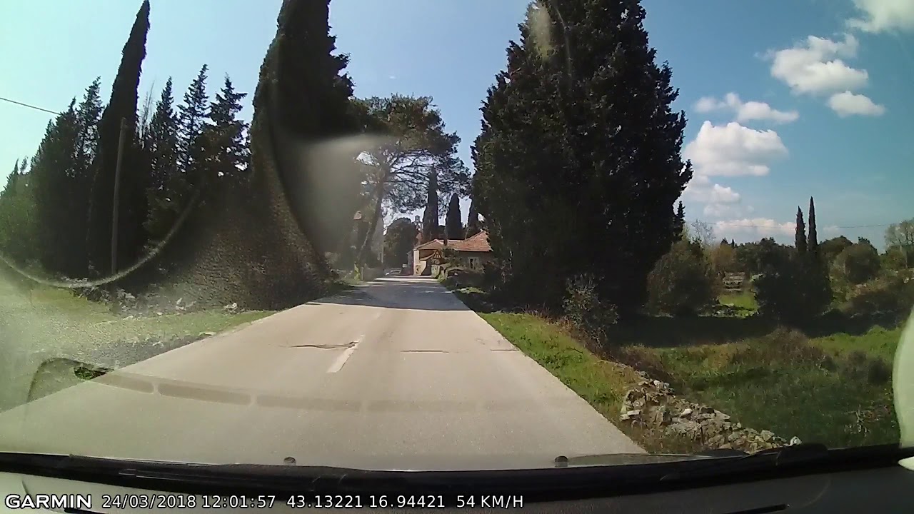 DRIVE #116: Sućuraj-Gdinj-Jelsa (Hvar) (Croatia) (timelapse 4x) *Read Description*