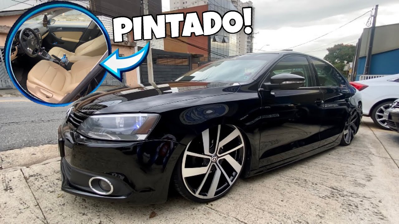 BANCOS PINTADOS JETTA ARO 20 PREGADO NO CHÃO !!