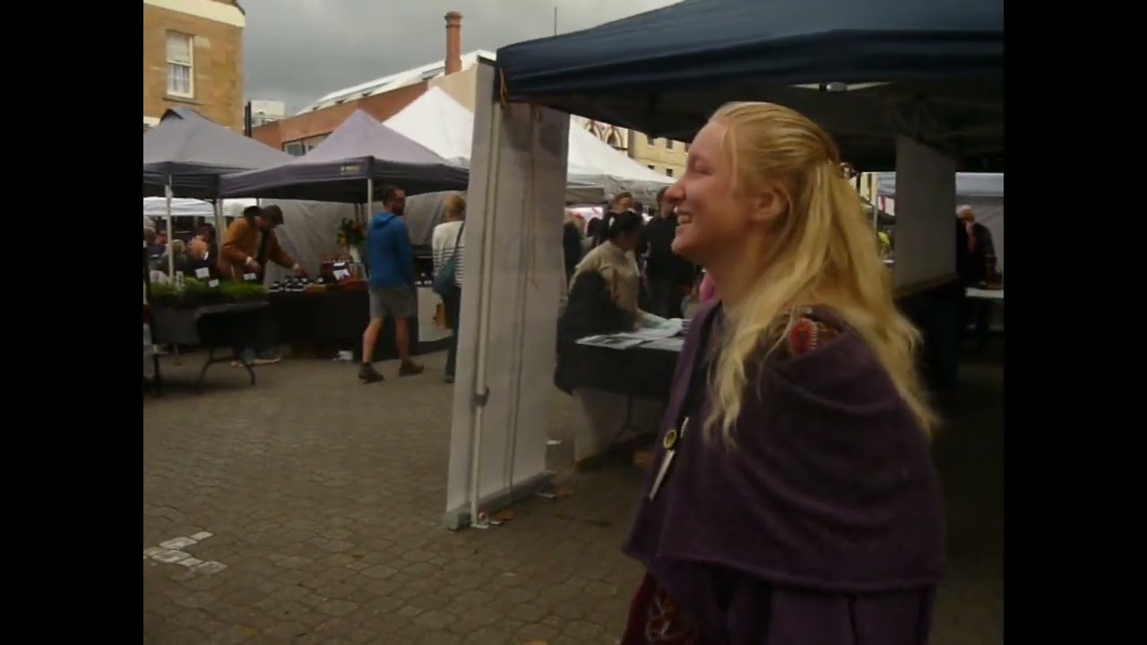 anytime - pop-up busking @ Salamanca Market (random clips #3)