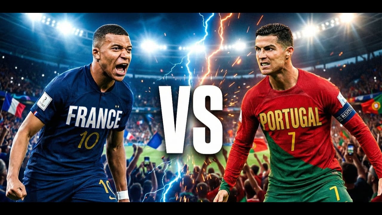 Portugal vs France | Cristiano Ronaldo & Kylian Mbappé