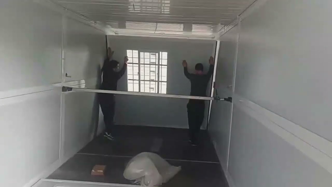 Installation video for 20ft foldable container house