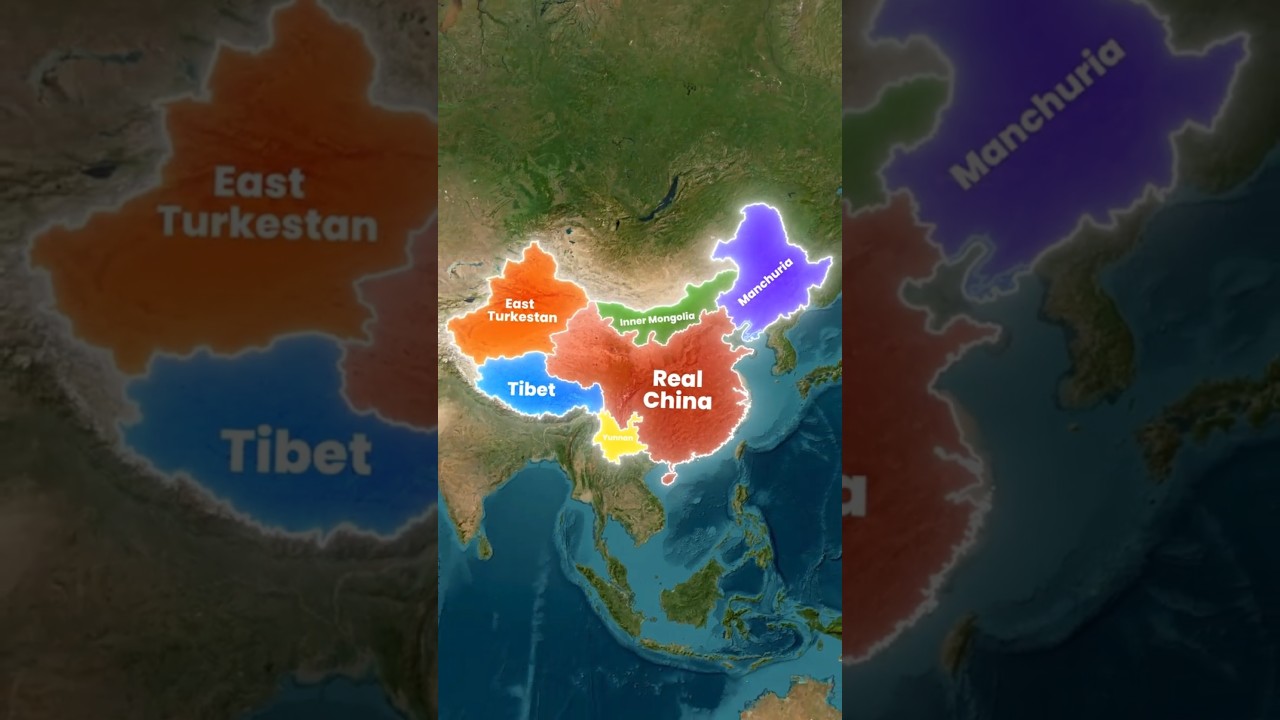 НАСТОЯЩАЯ карта Китая 🌏 | Границы, которые вам не хотят показывать