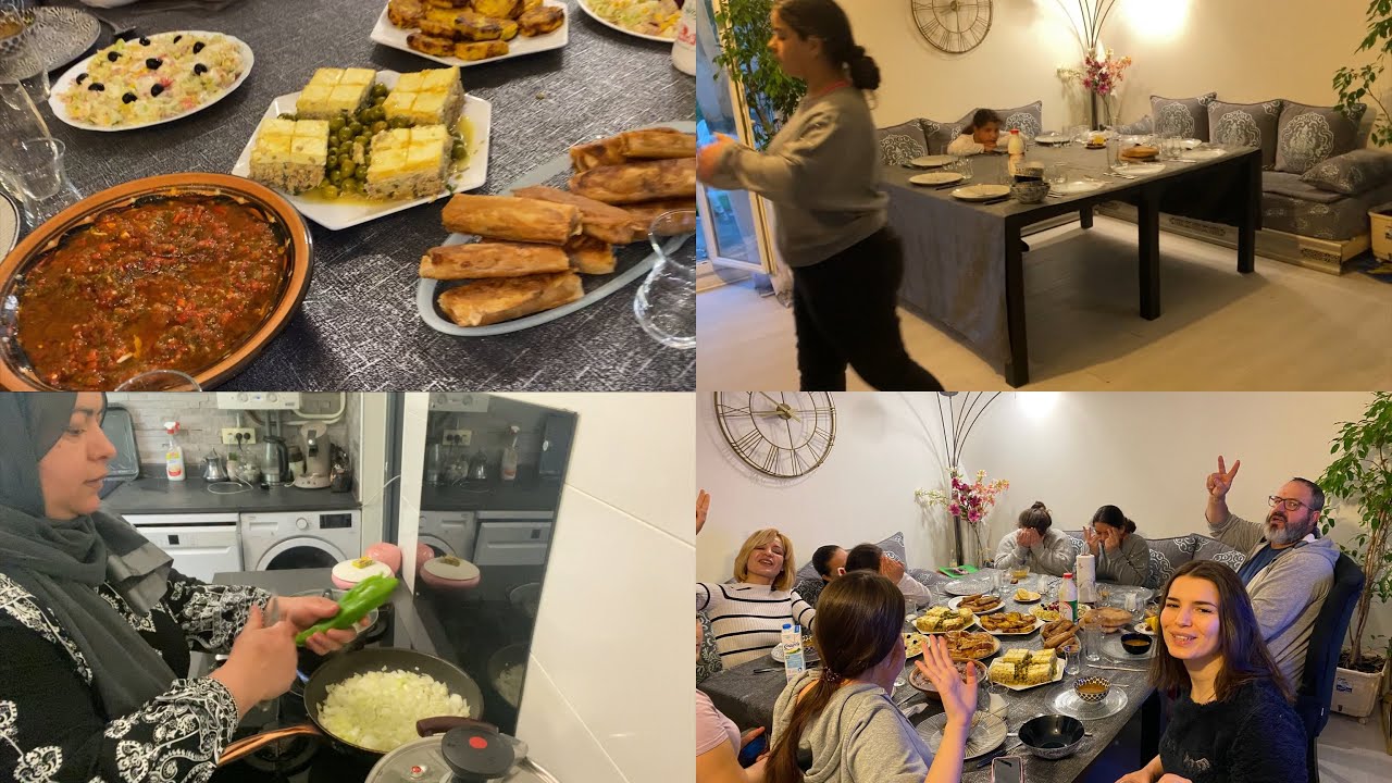 بنتي راحت و خلات قلبي مكوي عليها😔سمحو فيا تحزمت وجدت كلشي وحدي طاجين جبن بوراك بنة محاجب😋Ramadan