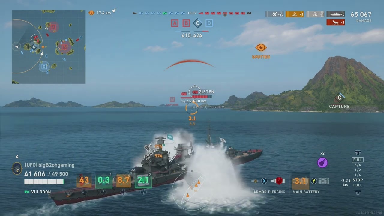 Roon - This ship is so awkward - World of Warships Legends