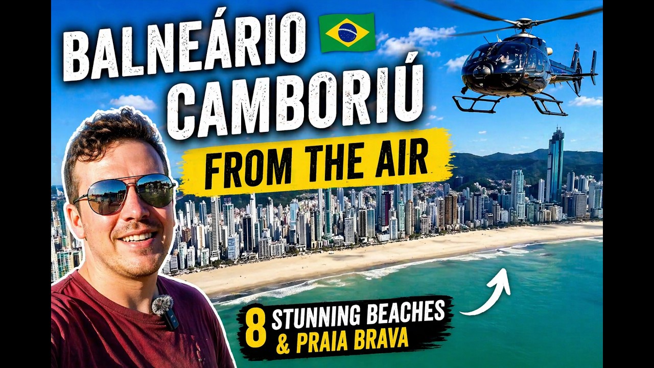 A Fly Over of Balneário Camboriú and Praia Brava Itajaí