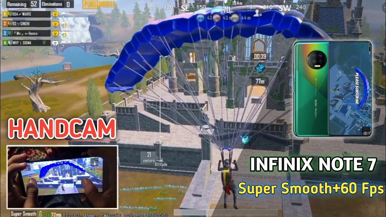 INFINIX NOTE7 PUBG MOBILE 4.0 UPDATE 🔥 60 FPS NO RECOIL SENSITIVITY | BEST GAMEPLAY 2025