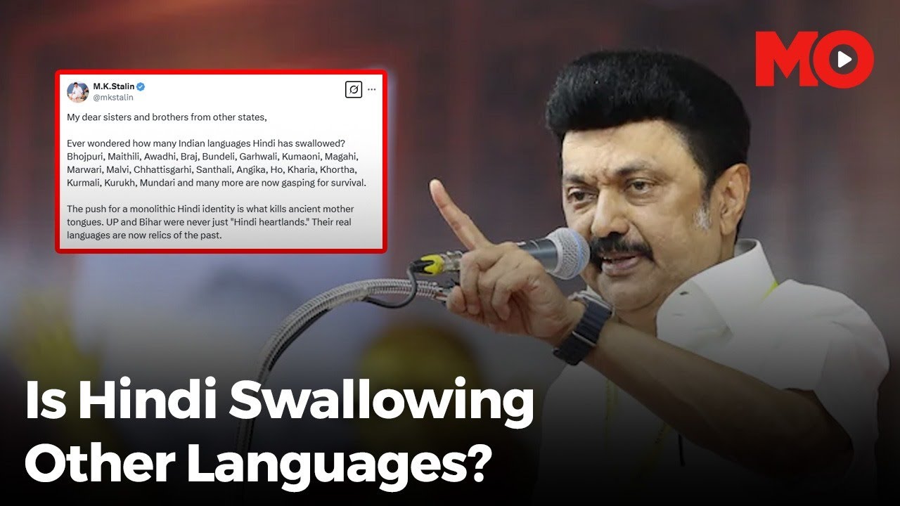 MK Stalin claims Hindi swallowed 25 North Indian languages&mdash; is it true? | Mo of Everything