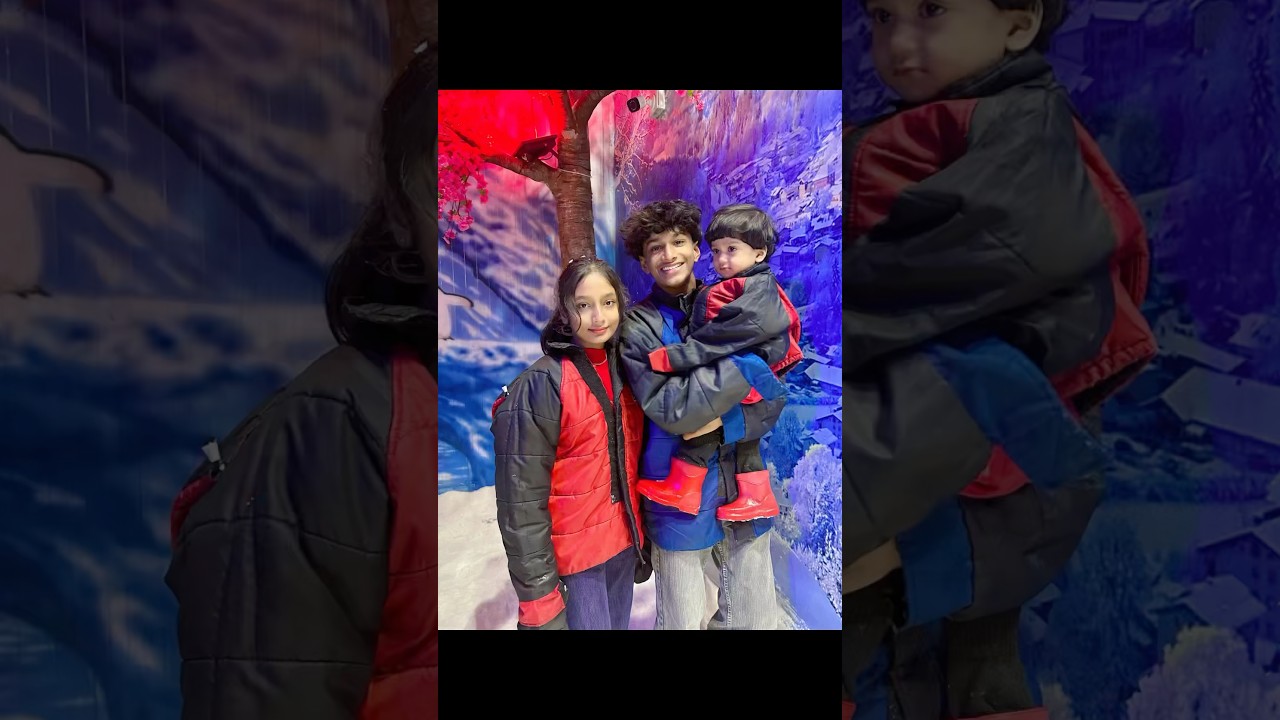 Hi Lite Mall Snow Fantasy ⛄️☃️#happy #family #moments #youtubeshorts