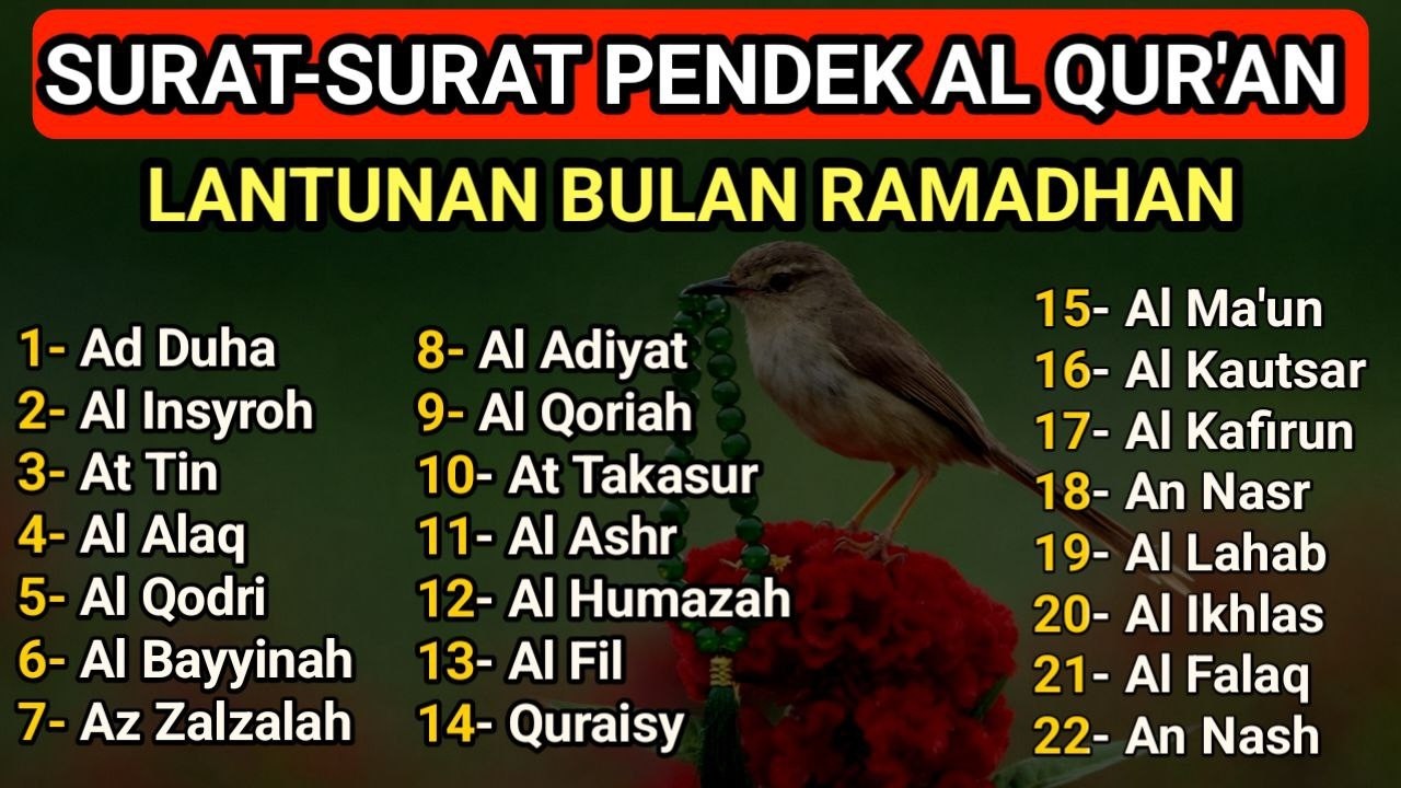 Merdu Banget! Bikin Sholat Lebih Khusyuk Dengan hafalan surat surat pendek  untuk bacaan sholat
