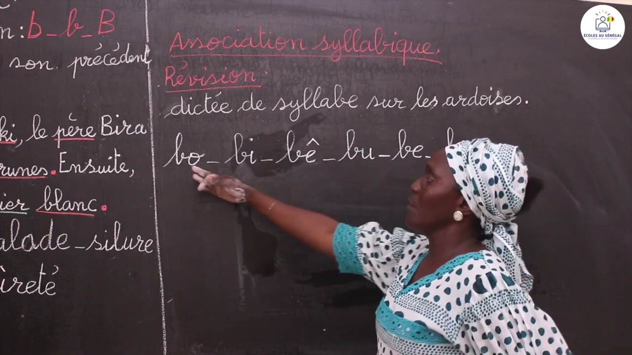 Cours - CP - Fran&ccedil;ais : Le&ccedil;on de lecture / Etude du son: B - b / Formation Syllabique / Mme Ndiaye