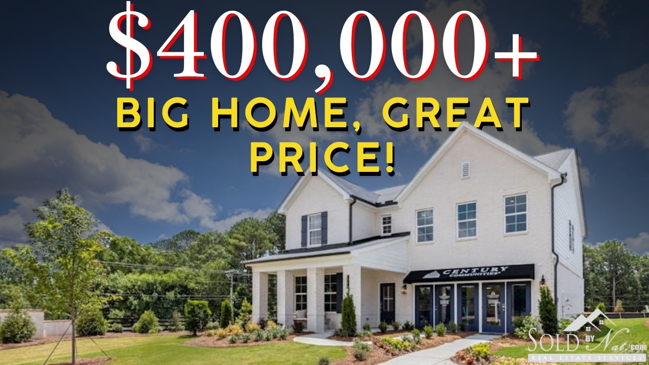 🏡 Новые дома за 400 тысяч долларов в Снеллвилле, Джорджия! | Oak Grove Glen от Century Communities