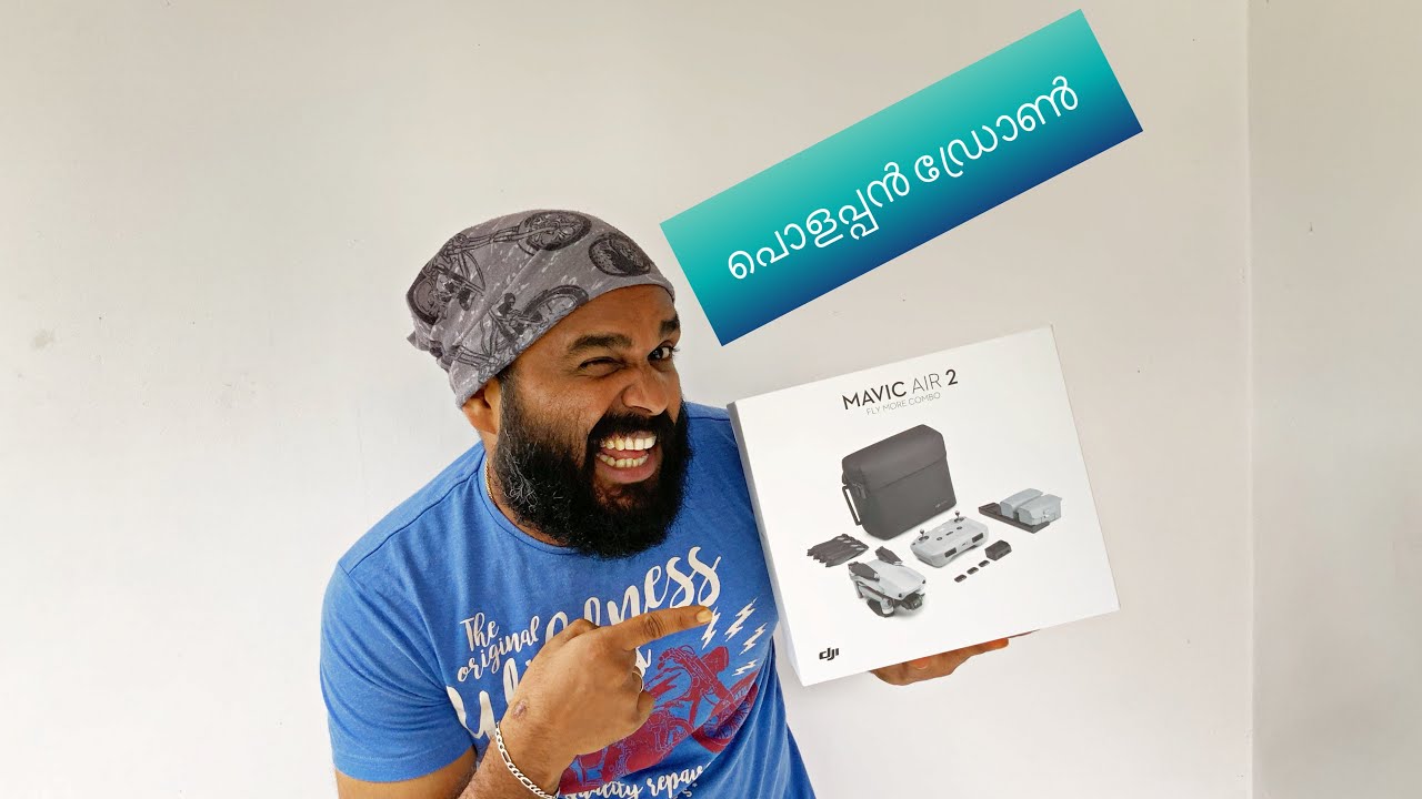 DJI Mavic Air 2 Fly More Combo Detailed Unboxing | മലയാളം | Malayalam | TECH EYE 360|Products review