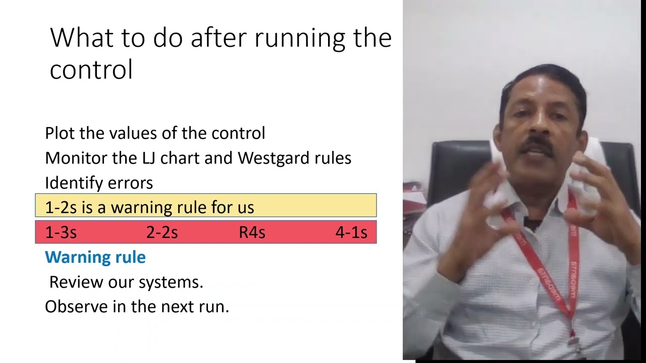 Quality Control Series : Running controls