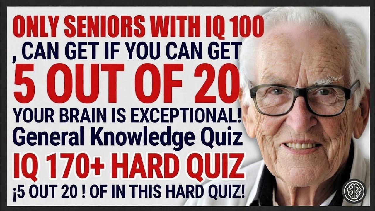 Here are 20 questions about gernal knowledge If you ans 5 question your brain is brilliant 🧠