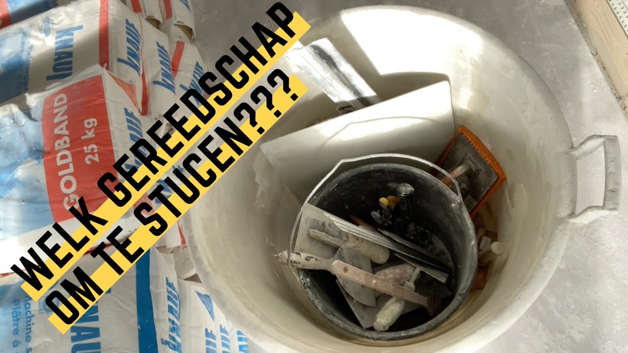 Welk gereedschap heb je nodig om te stucen?  |  Stucvlog #2