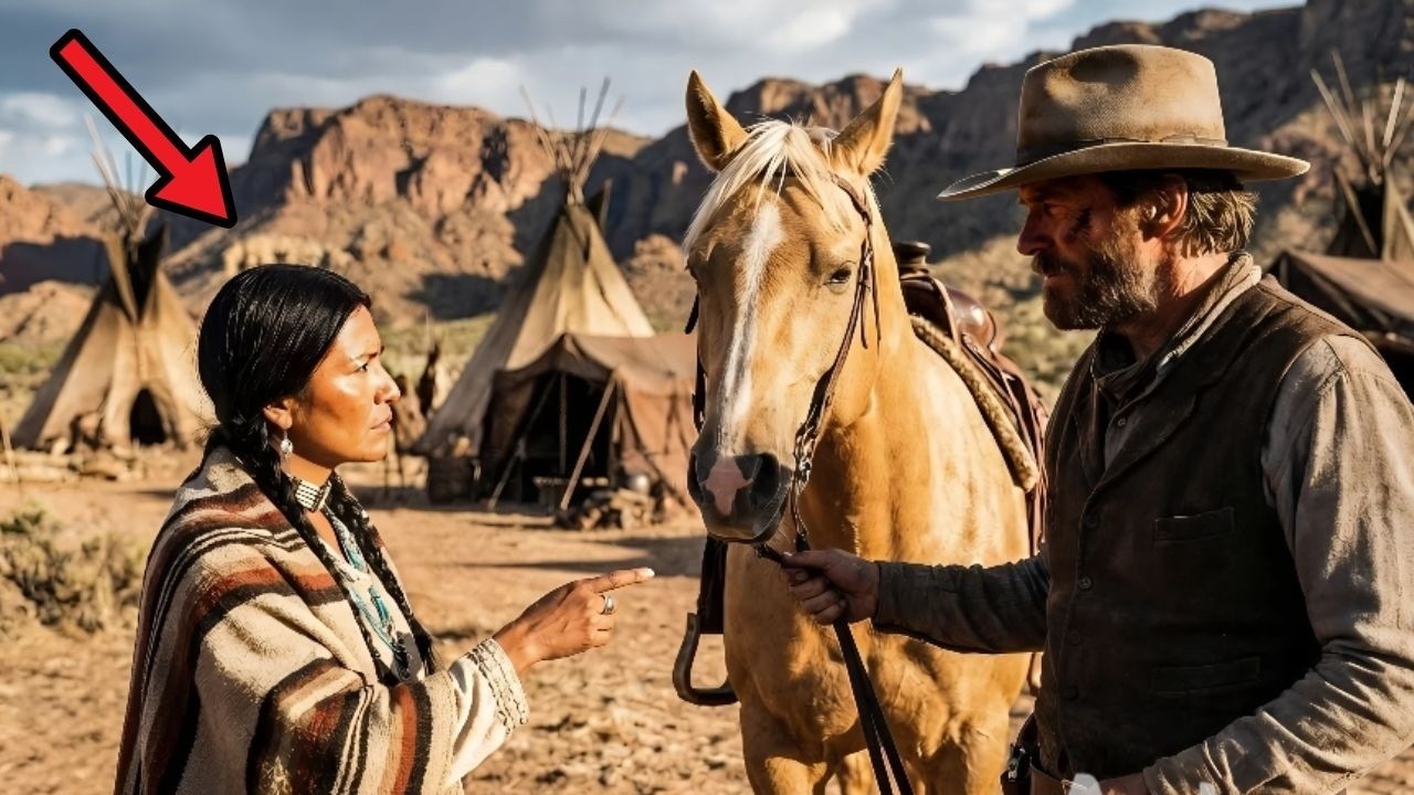 Die Apache-Frau sagte: „Ich heile dein Pferd – aber unter einer Bedingung.“ Der Cowboy erstarrte