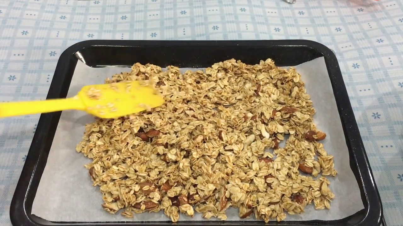 CARA BUAT GRANOLA 3 BAHAN GAMPANG | MENU DIET