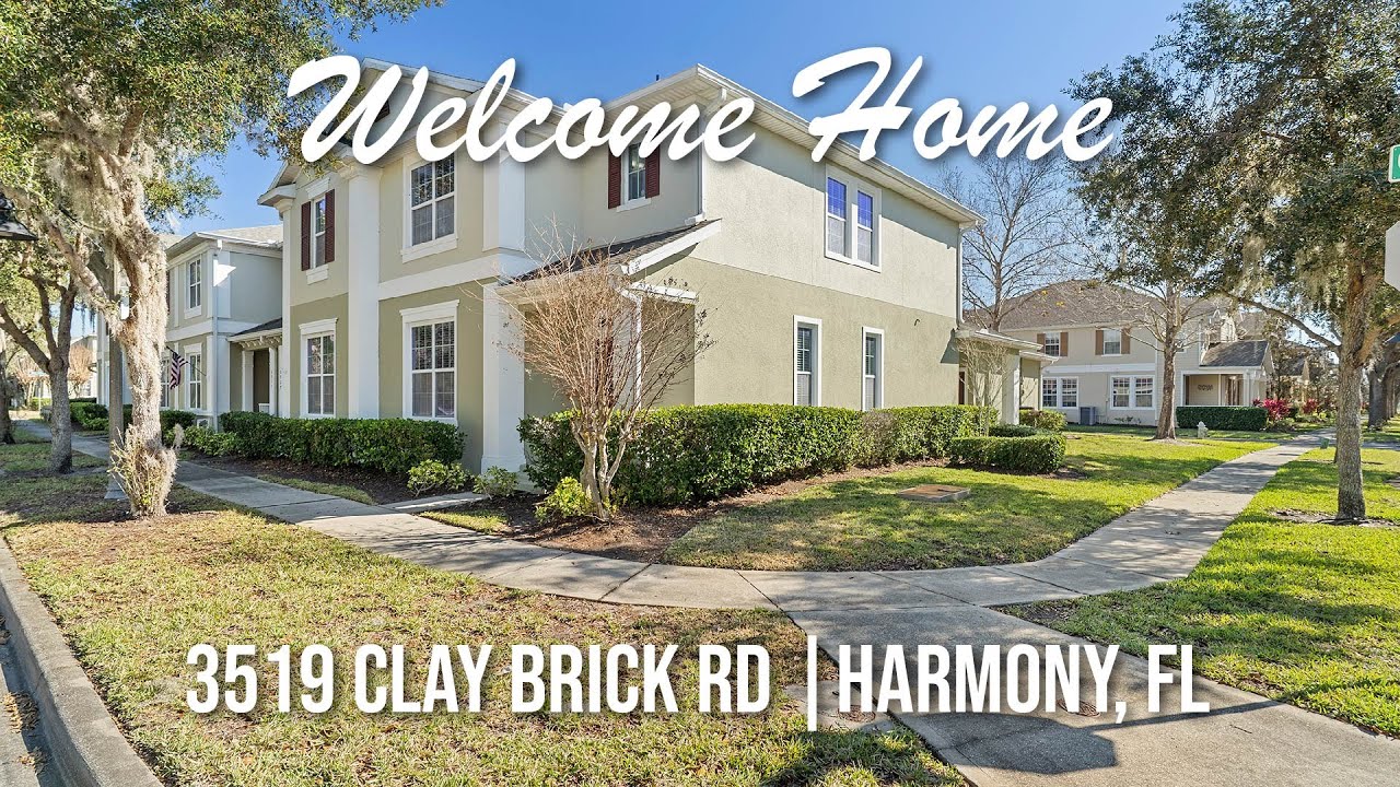 🏡 Homes for Sale in Harmony Florida | Golf Course Townhome at 3519 Clay Brick Rd | Harmony FL 34773