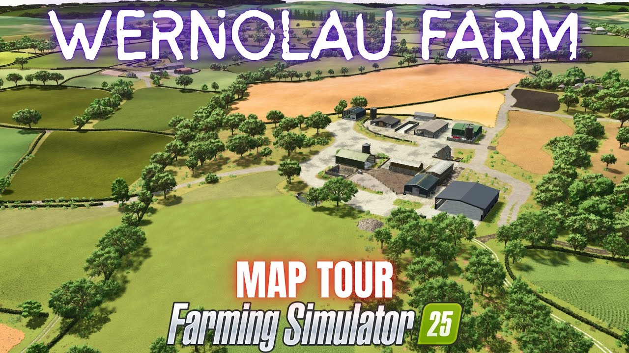 WERNOLAU FARM - Map Tour - Farming Simulator 25