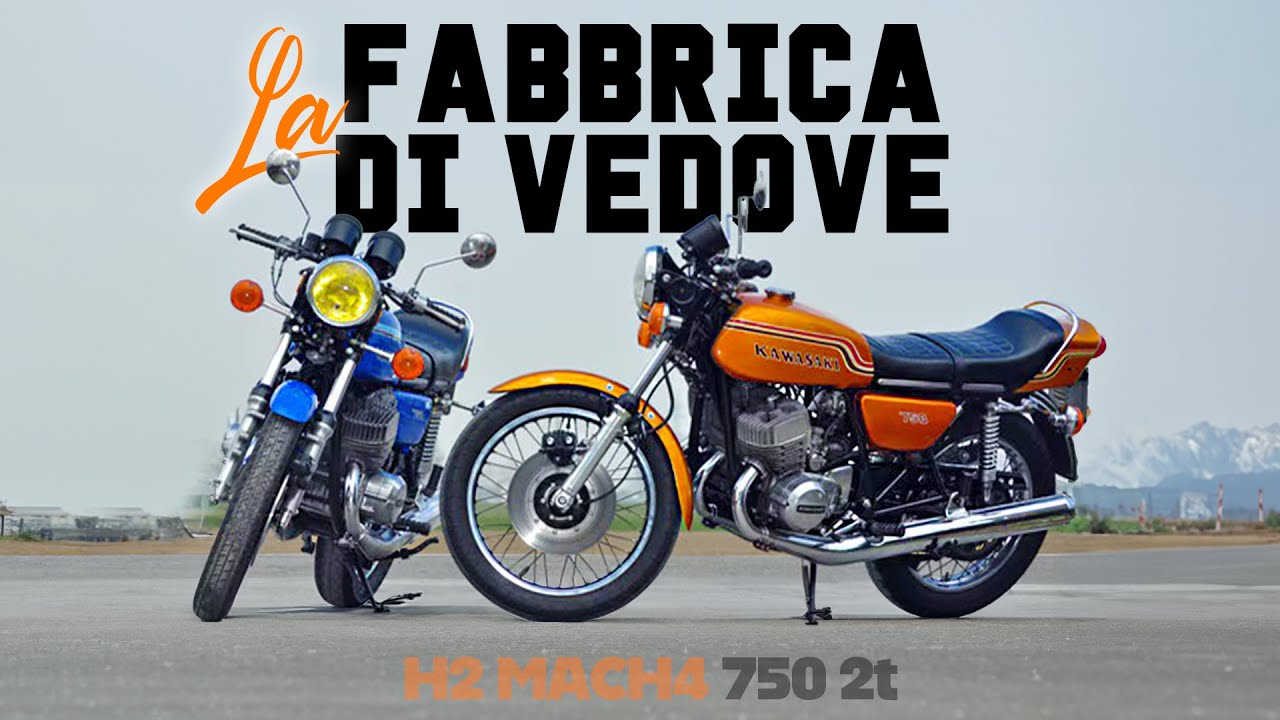 LA B4RA VOLANTE - Storia della KAWASAKI H2 750 Mach 4