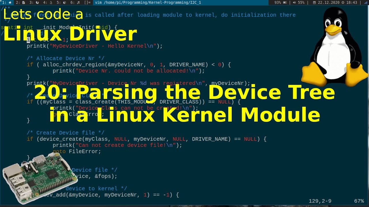 Давайте напишем драйвер Linux - 20: Анализ дерева устройств в модуле ядра Linux