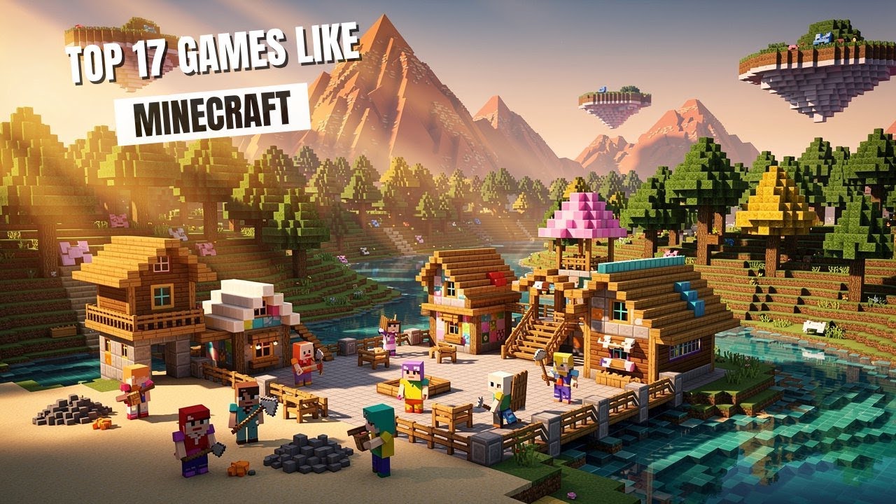 Top 17 mobile games like Minecraft