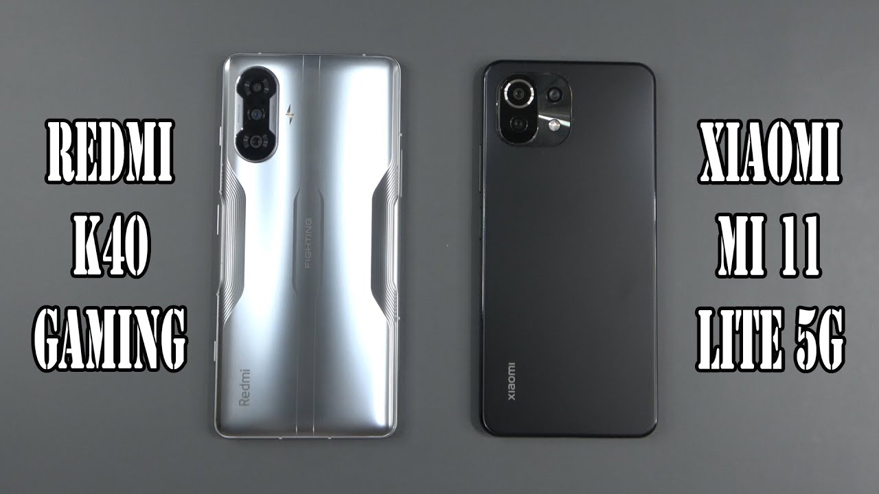 Xiaomi K40 Gaming vs Mi 11 Lite 5G | SpeedTest and Camera comparison