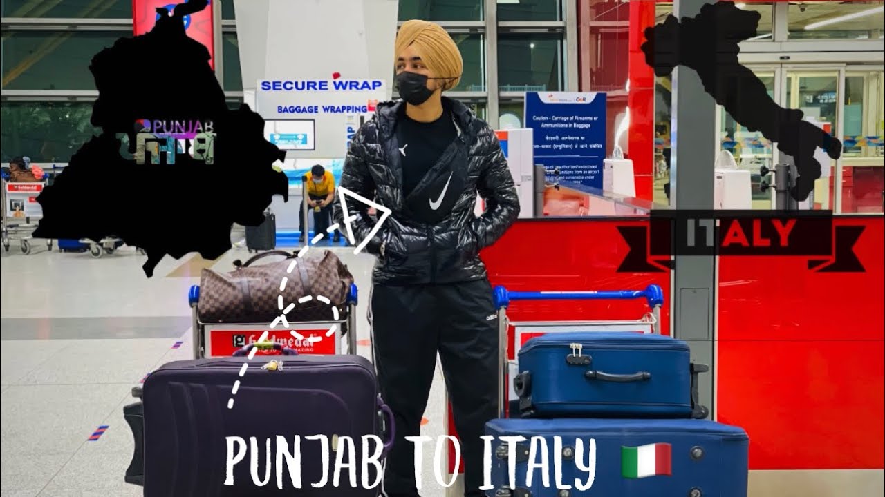 Punjab to Italy | oman airline | punjabi vlog | back to work | pendu italian