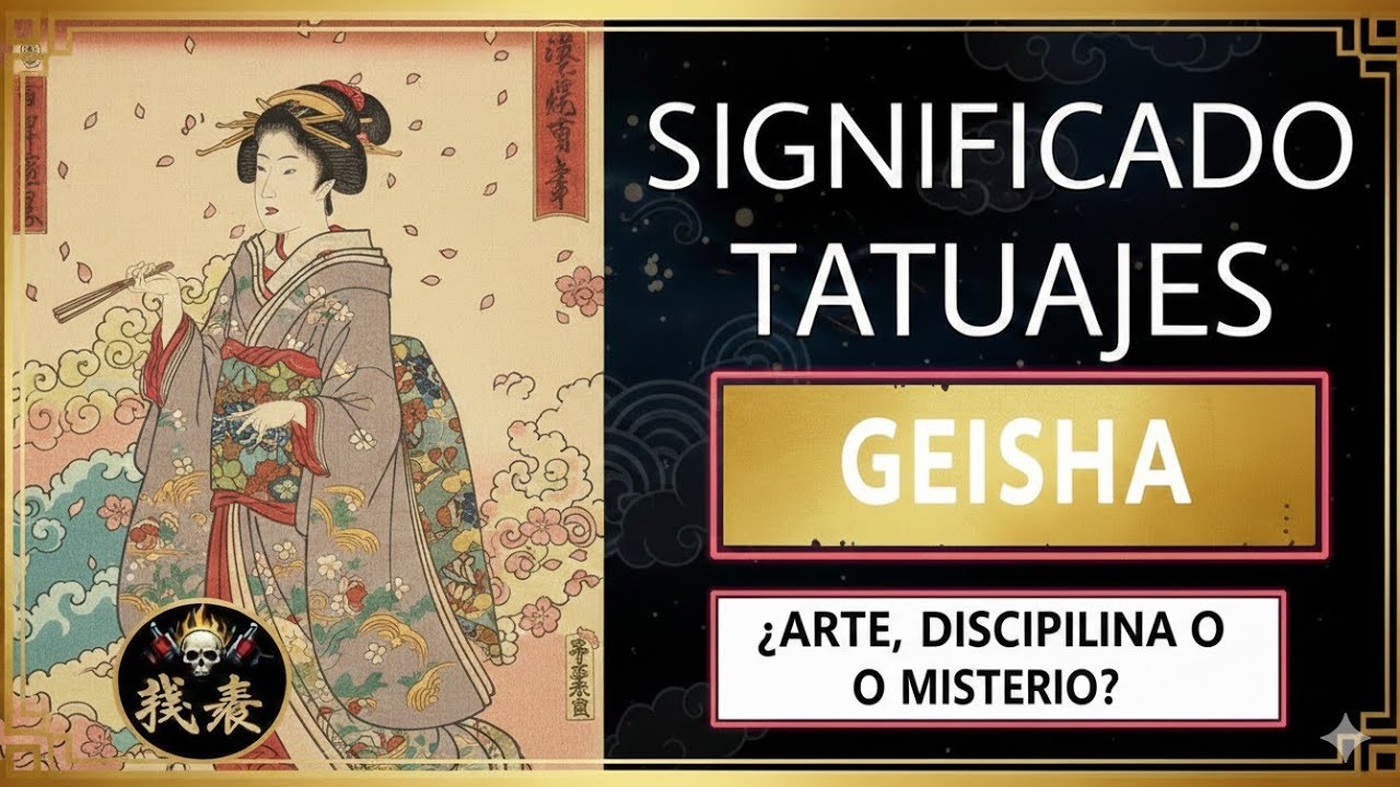 Significado del tatuaje de Geisha 🉐 significado del tatuaje